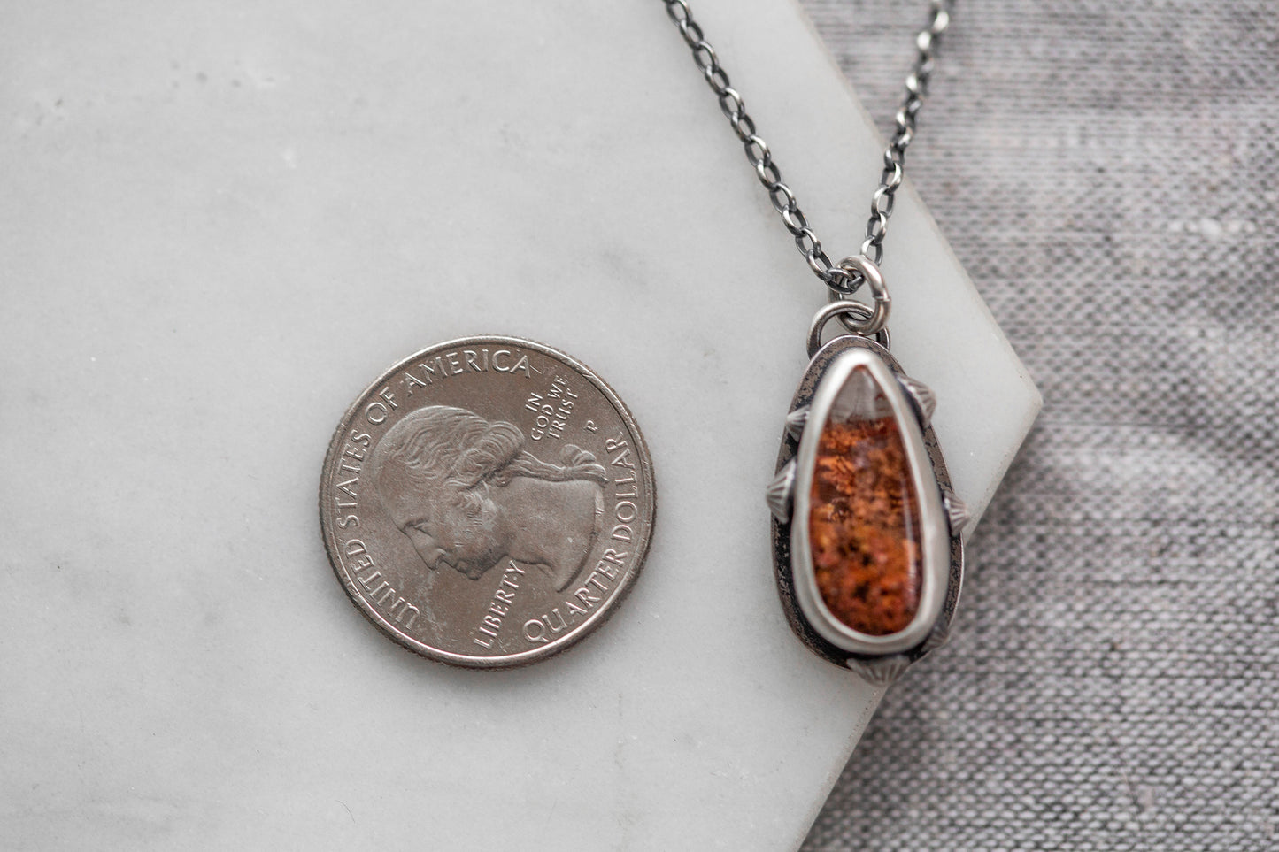 Small | Barnacled Tidal Pool Necklace | #30