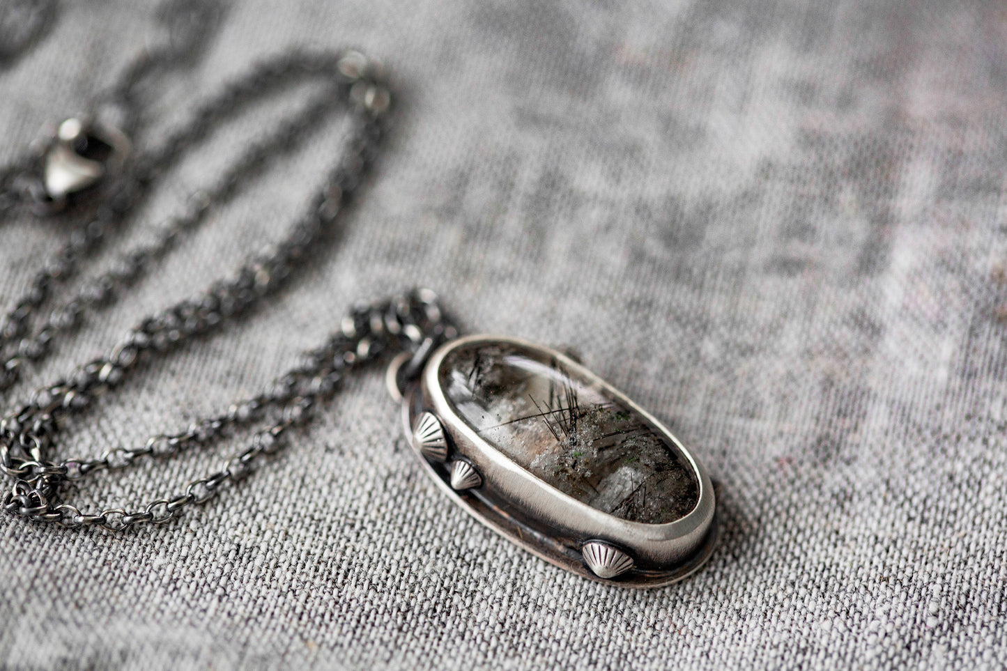 Small | Barnacled Tidal Pool Necklace | #31