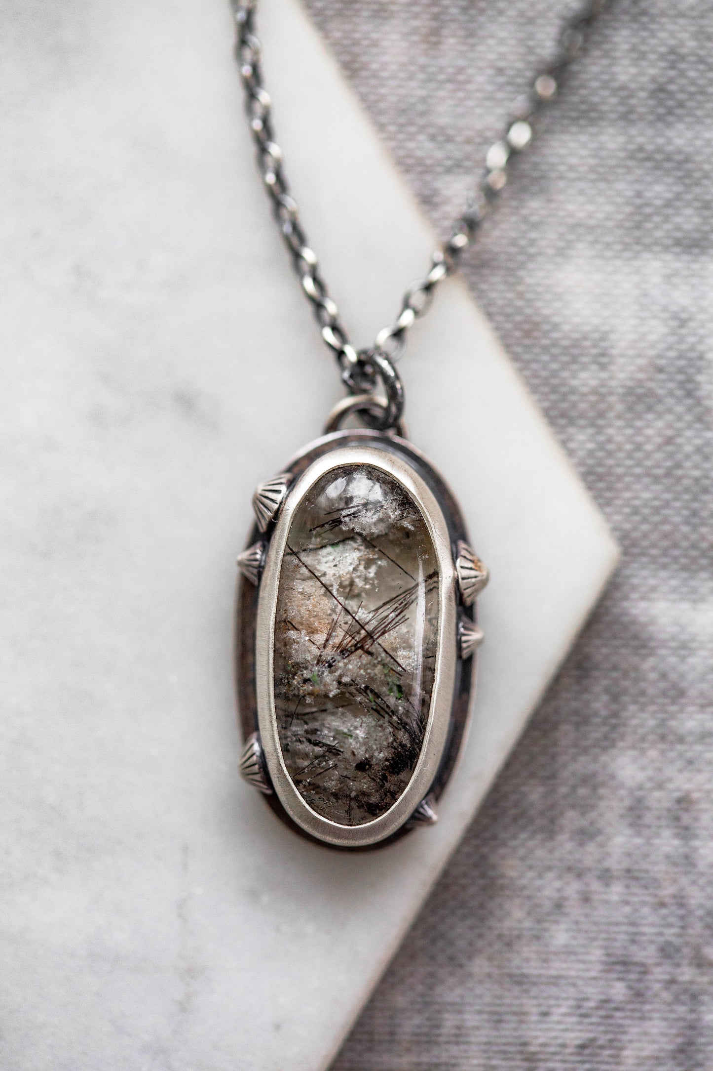 Small | Barnacled Tidal Pool Necklace | #31