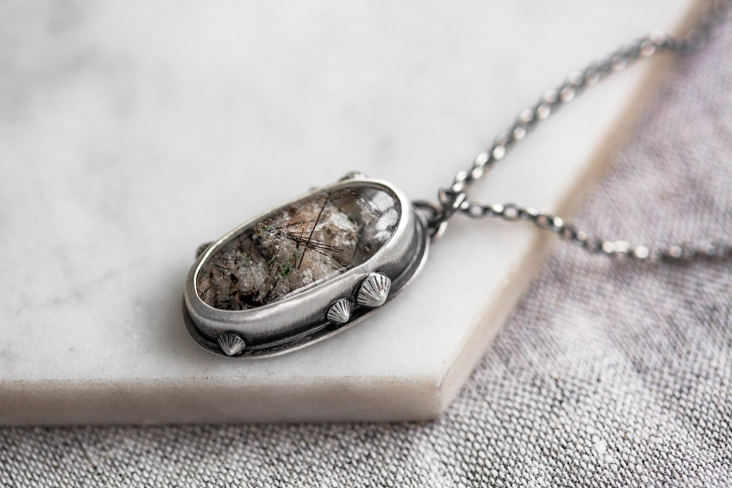 Small | Barnacled Tidal Pool Necklace | #31