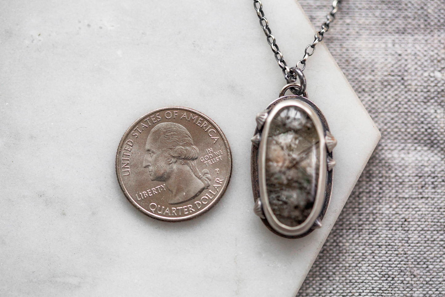 Small | Barnacled Tidal Pool Necklace | #31