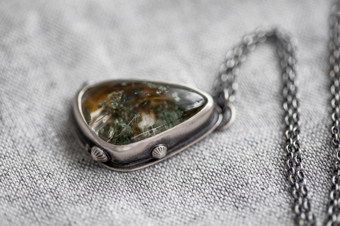 Medium | Barnacled Tidal Pool Necklace | #32