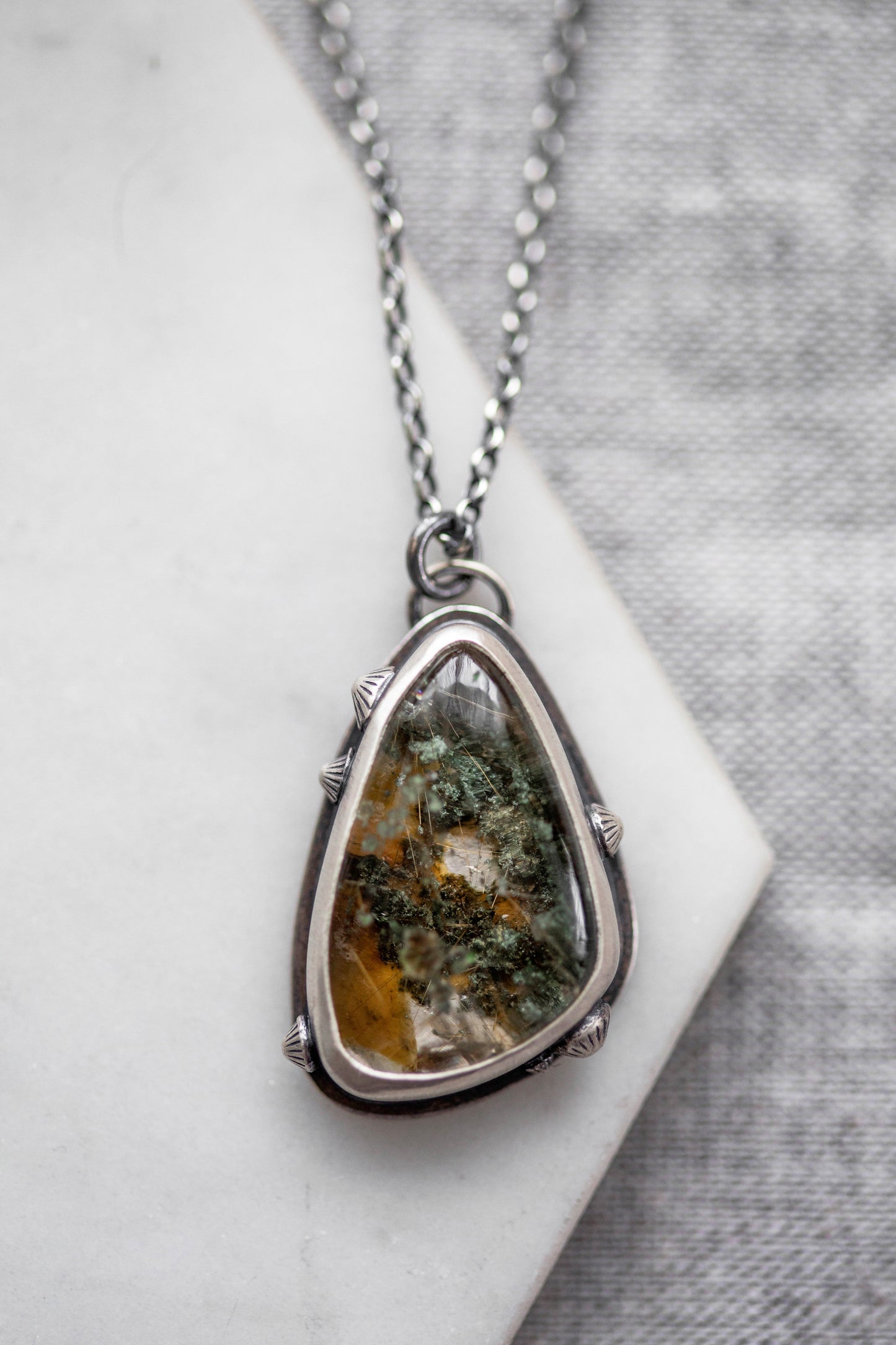 Medium | Barnacled Tidal Pool Necklace | #32