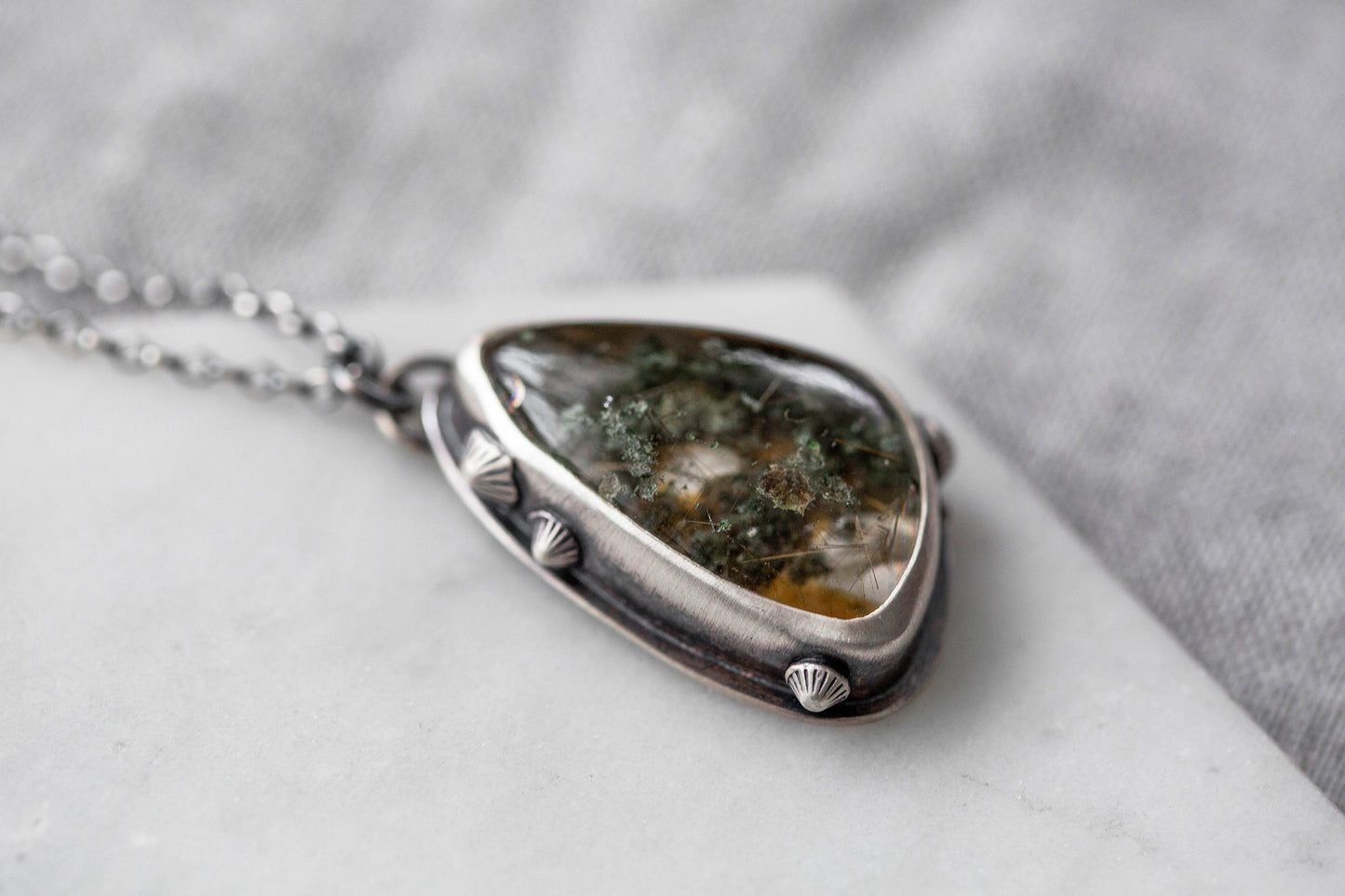 Medium | Barnacled Tidal Pool Necklace | #32