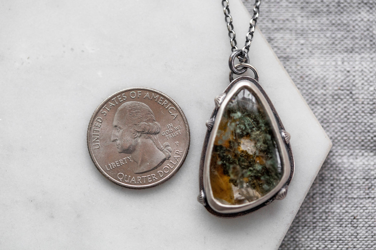 Medium | Barnacled Tidal Pool Necklace | #32