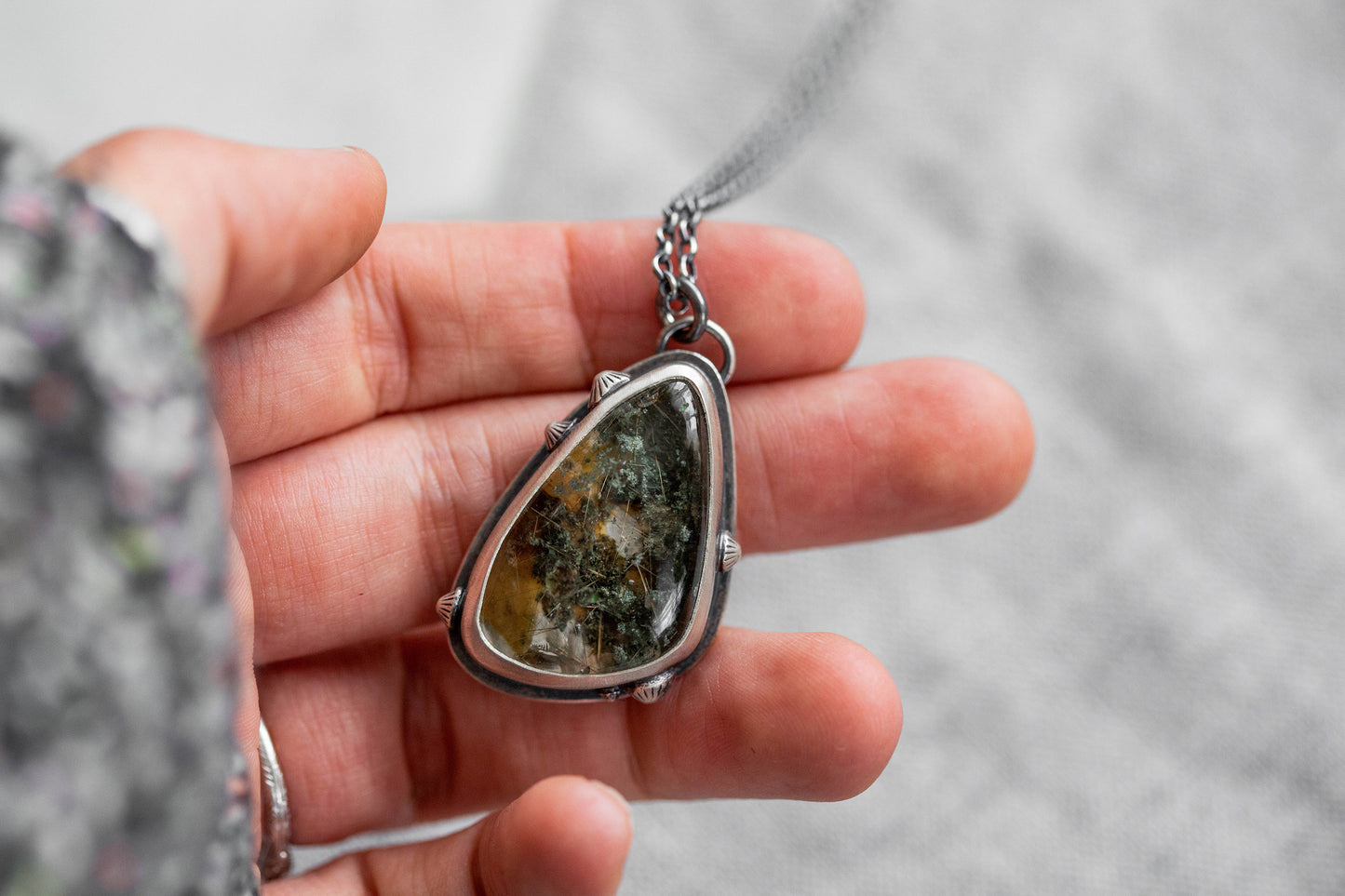 Medium | Barnacled Tidal Pool Necklace | #32