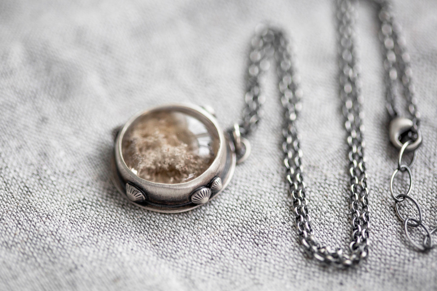 Small | Barnacled Tidal Pool Necklace | #34