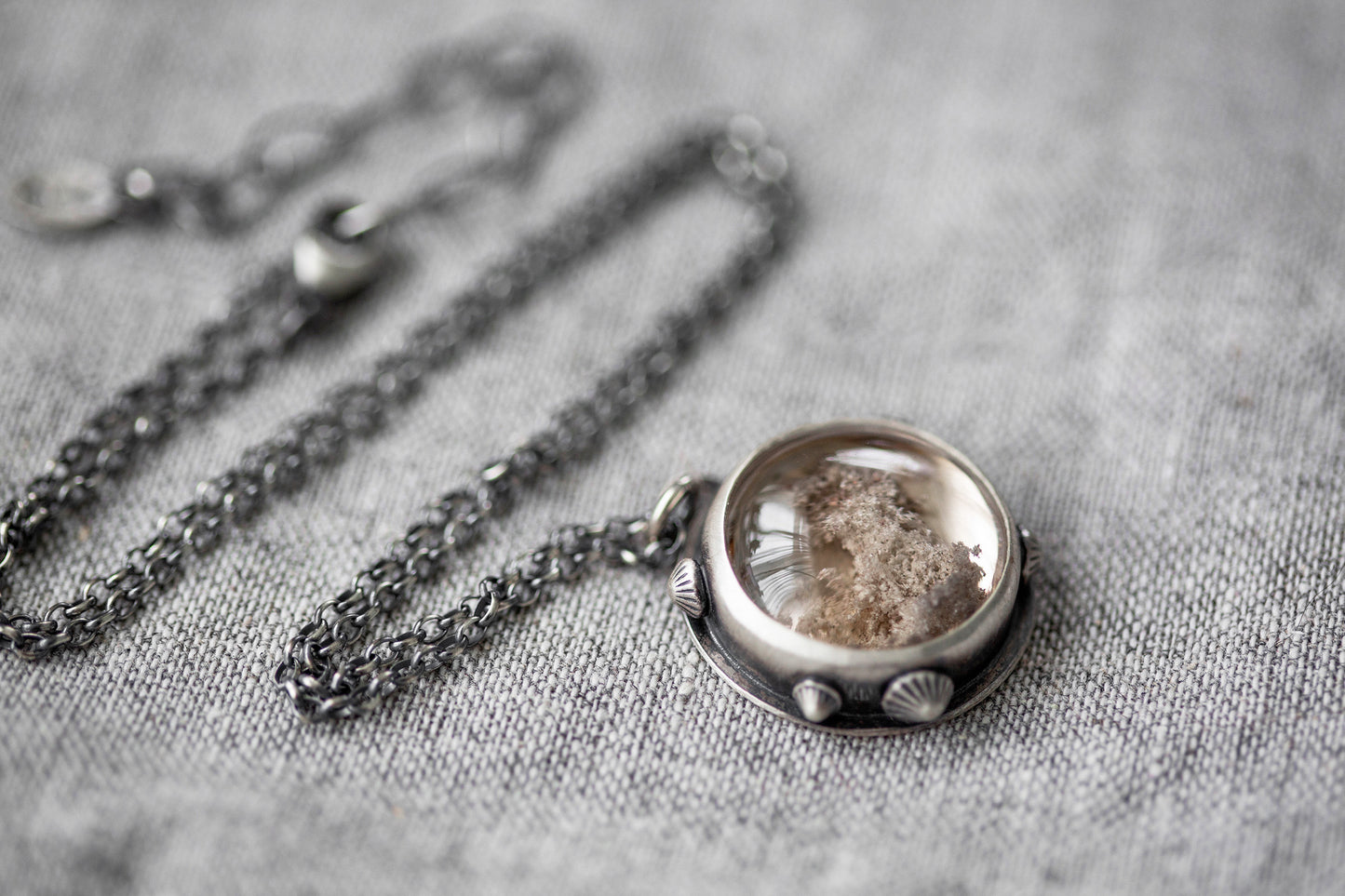 Small | Barnacled Tidal Pool Necklace | #34