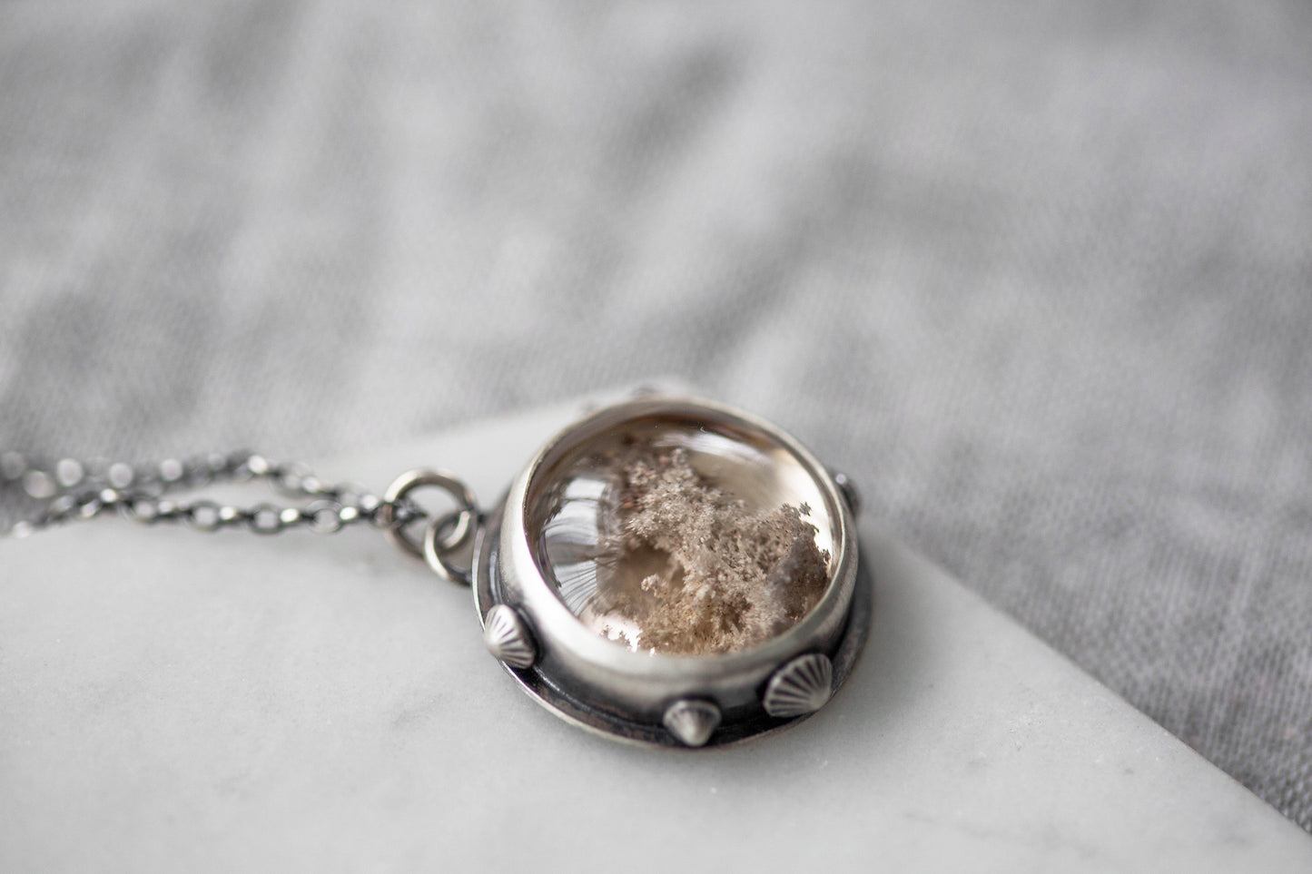 Small | Barnacled Tidal Pool Necklace | #34