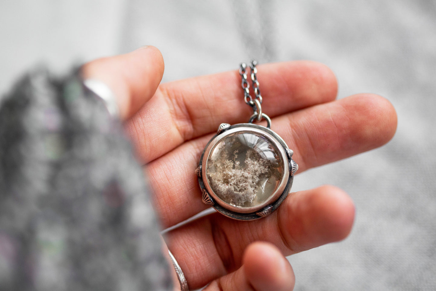 Small | Barnacled Tidal Pool Necklace | #34