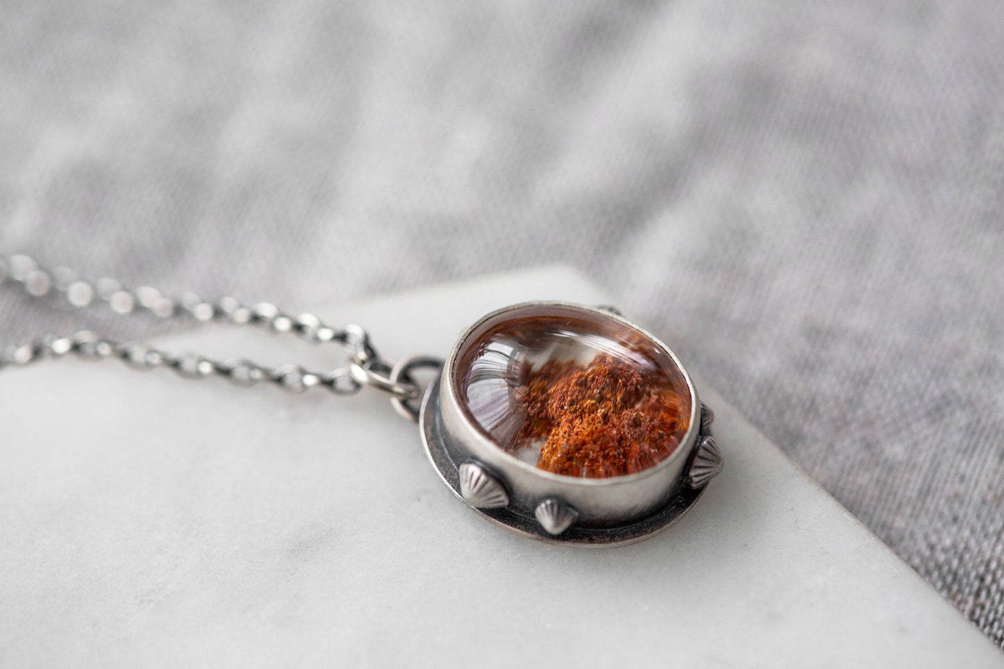 Small | Barnacled Tidal Pool Necklace | #35