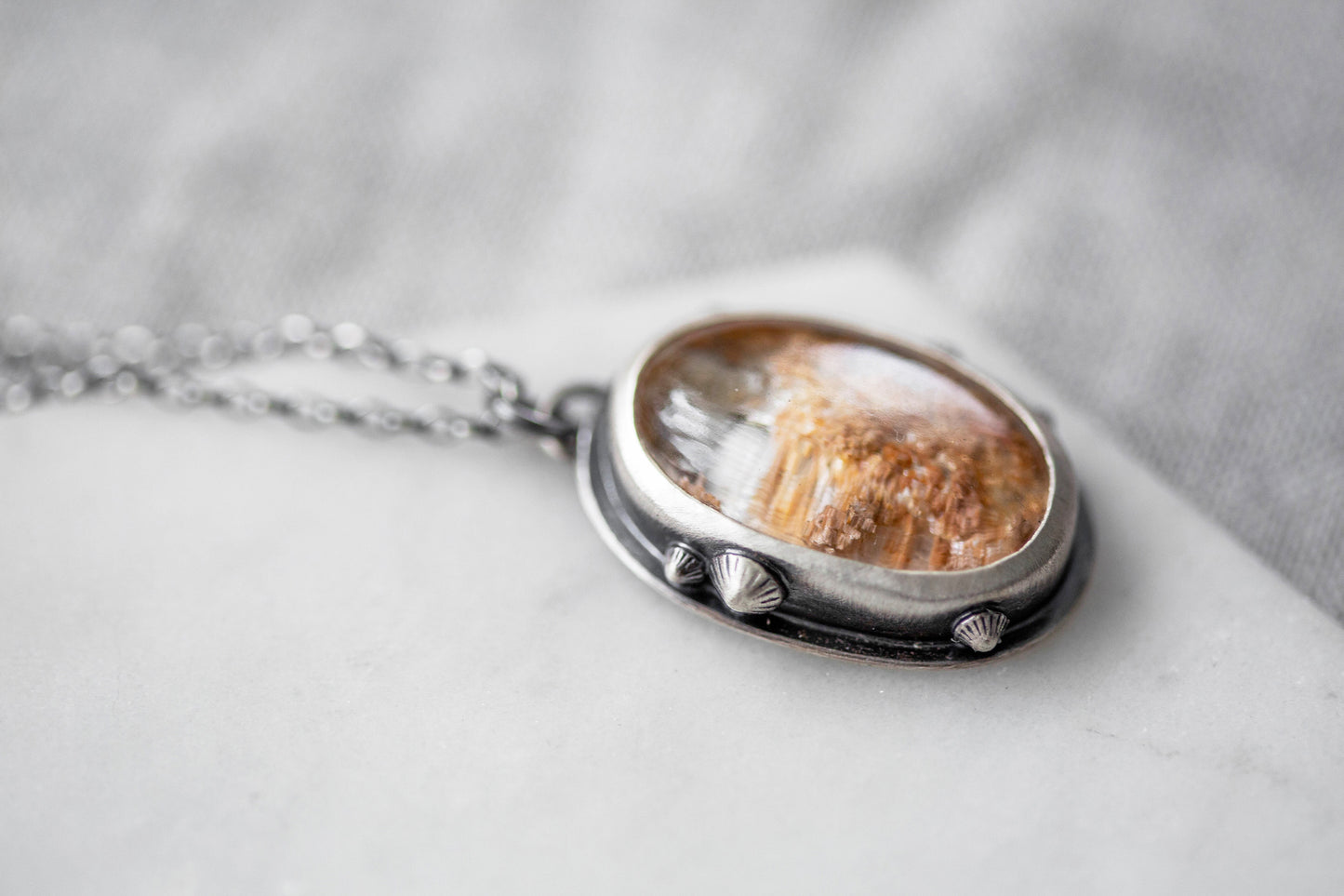 Medium | Barnacled Tidal Pool Necklace | #36