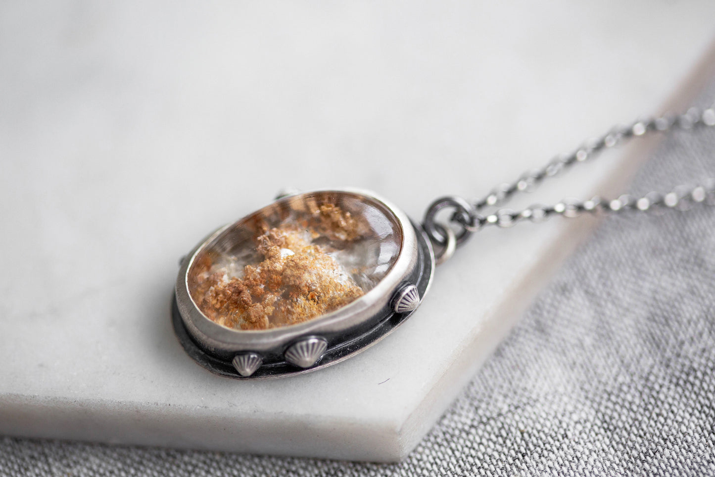 Medium | Barnacled Tidal Pool Necklace | #36