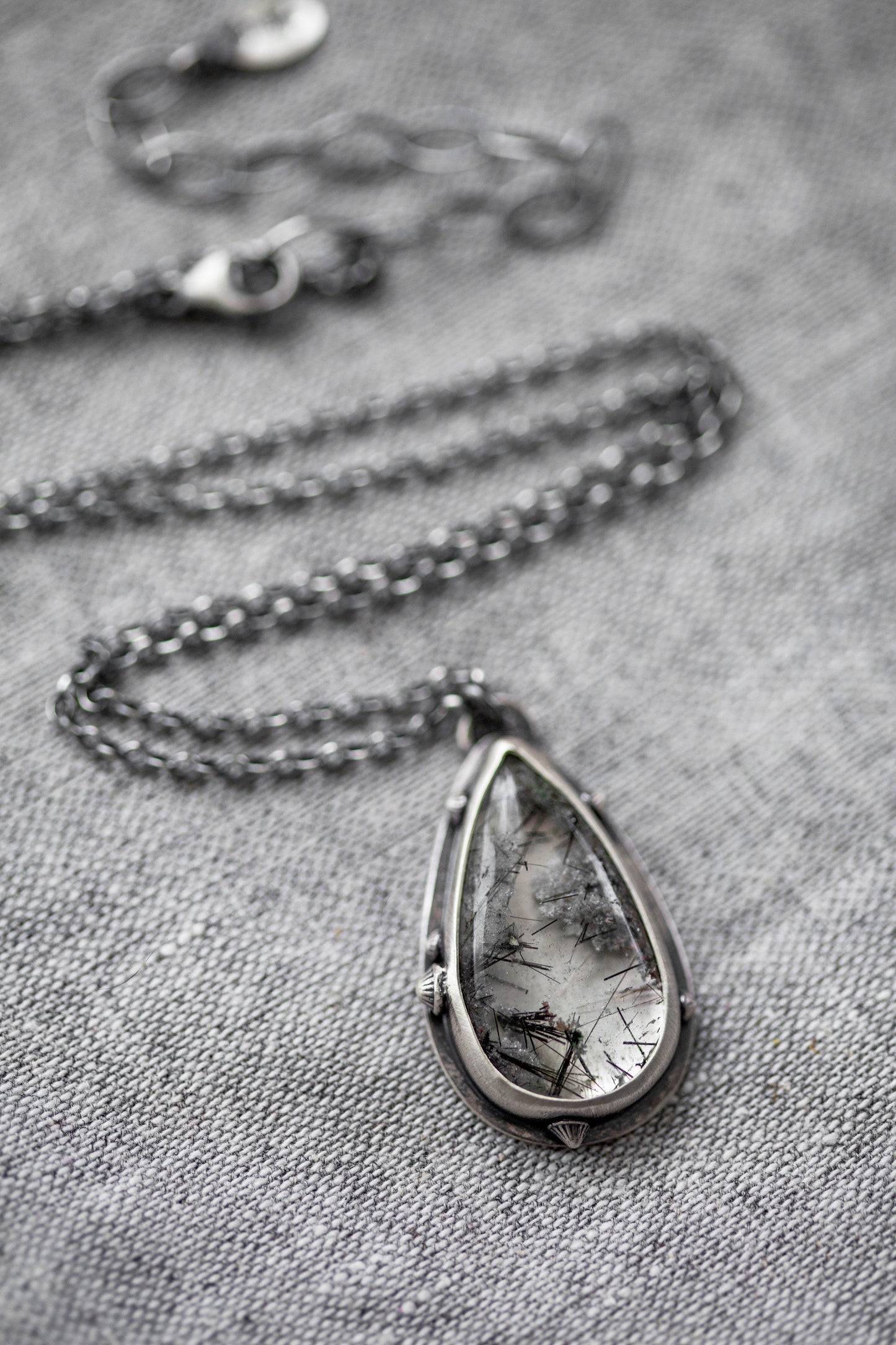 Small | Barnacled Tidal Pool Necklace | #37