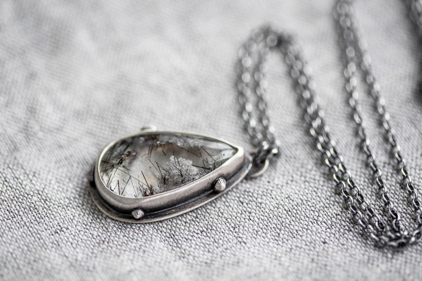 Small | Barnacled Tidal Pool Necklace | #37