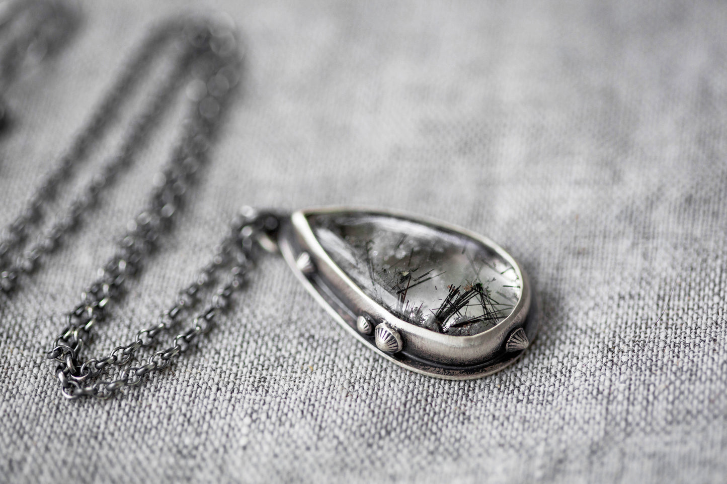 Small | Barnacled Tidal Pool Necklace | #37