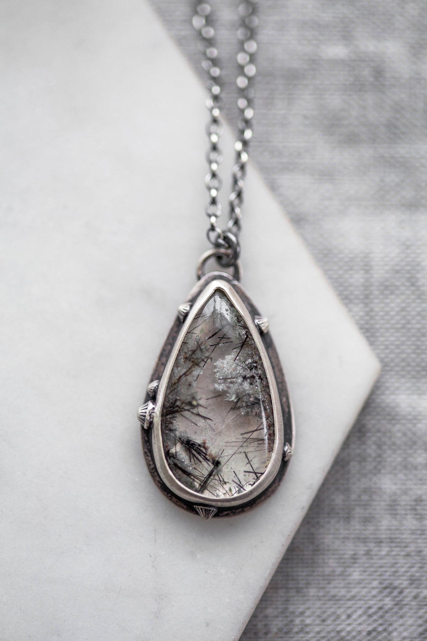 Small | Barnacled Tidal Pool Necklace | #37