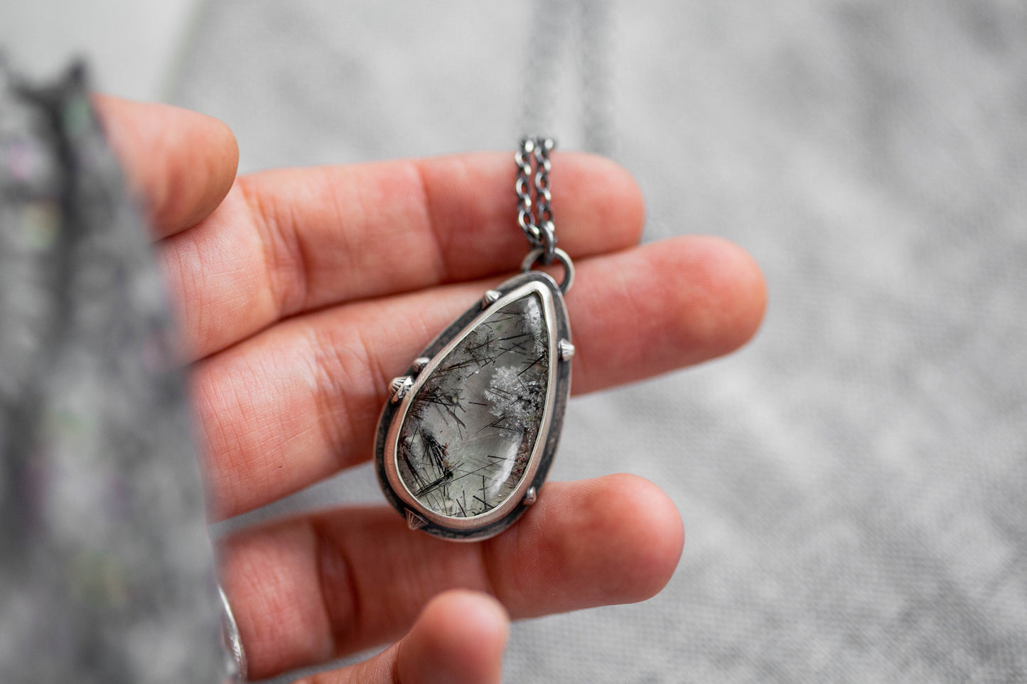 Small | Barnacled Tidal Pool Necklace | #37