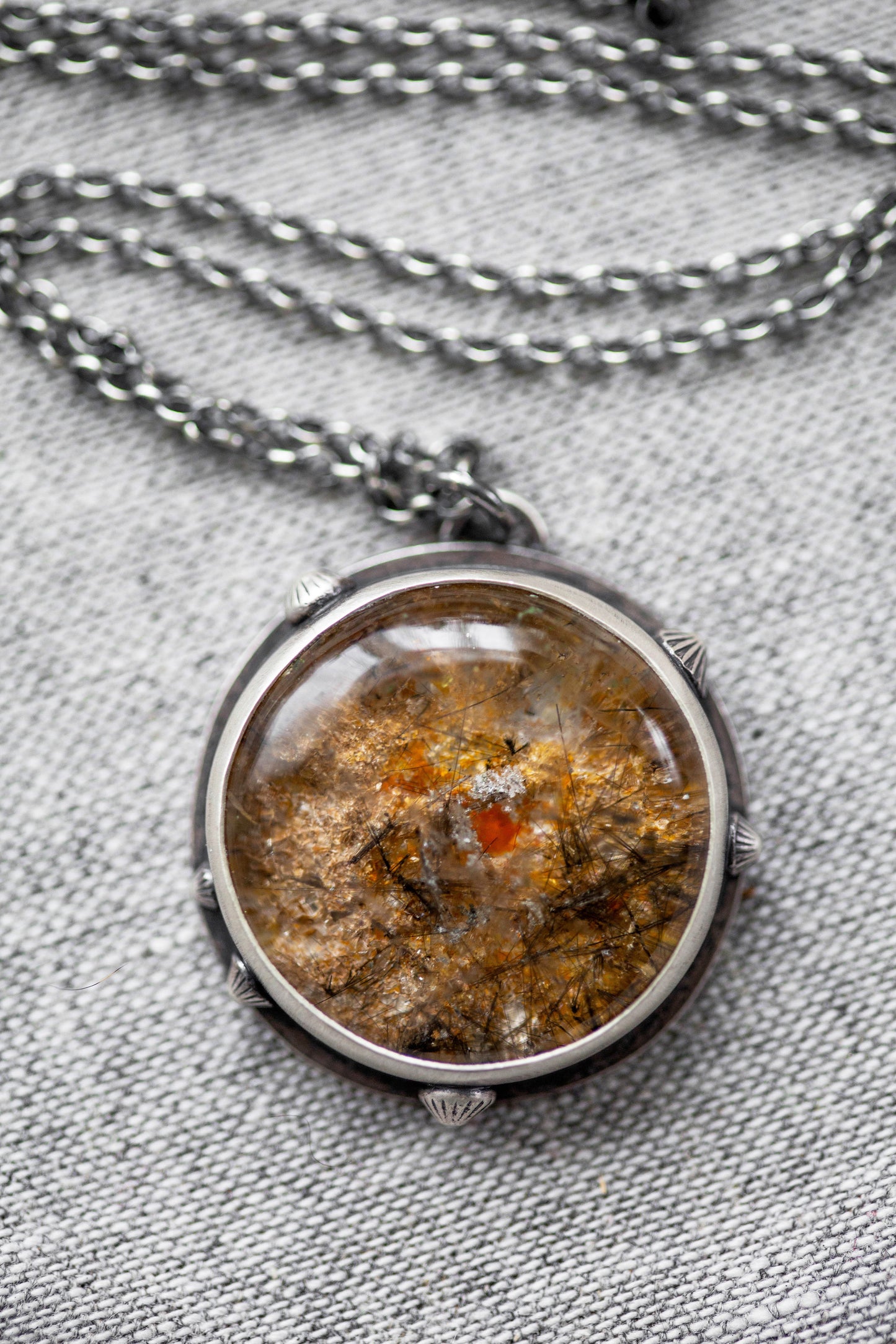 Large | Barnacled Tidal Pool Necklace | #38