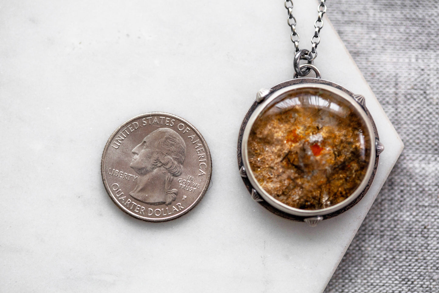 Large | Barnacled Tidal Pool Necklace | #38