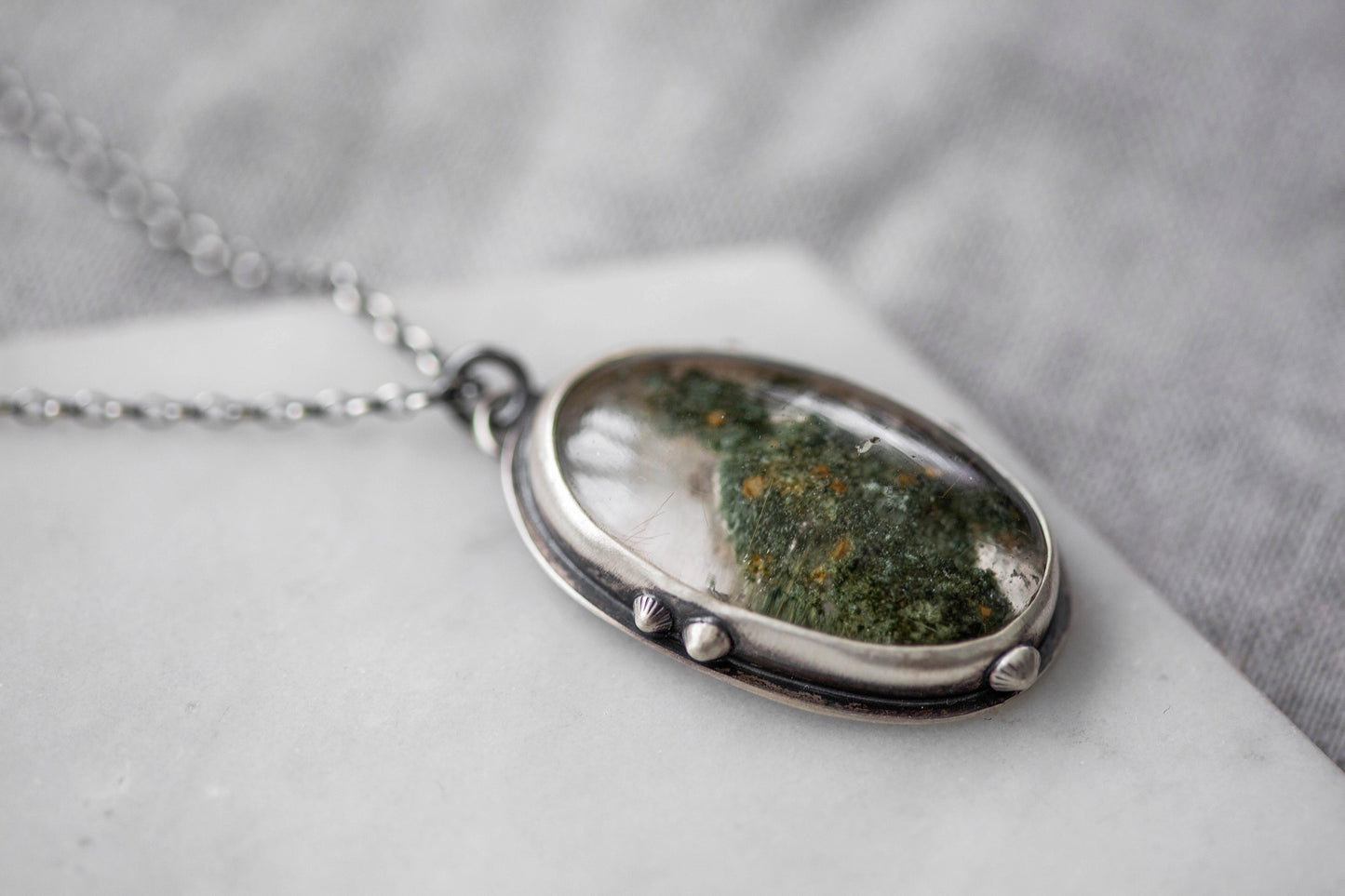 Large | Barnacled Tidal Pool Necklace | #39