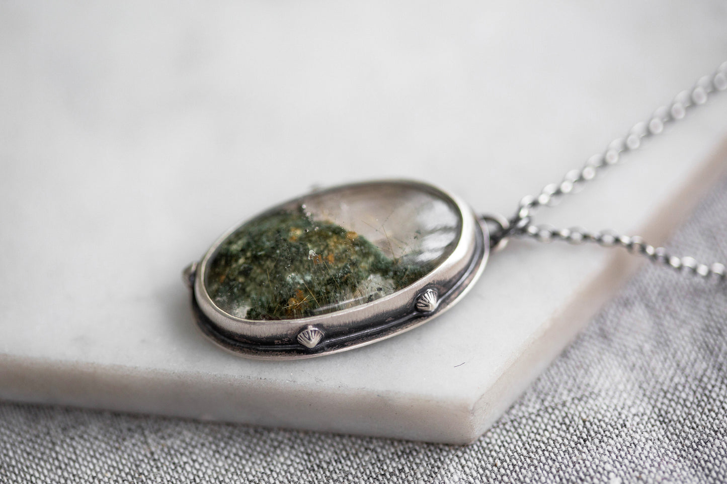 Large | Barnacled Tidal Pool Necklace | #39