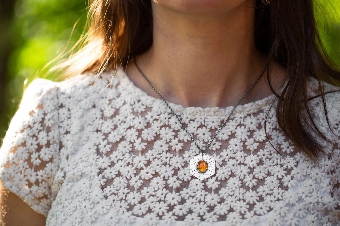 Honeybee Compass Necklace | #11