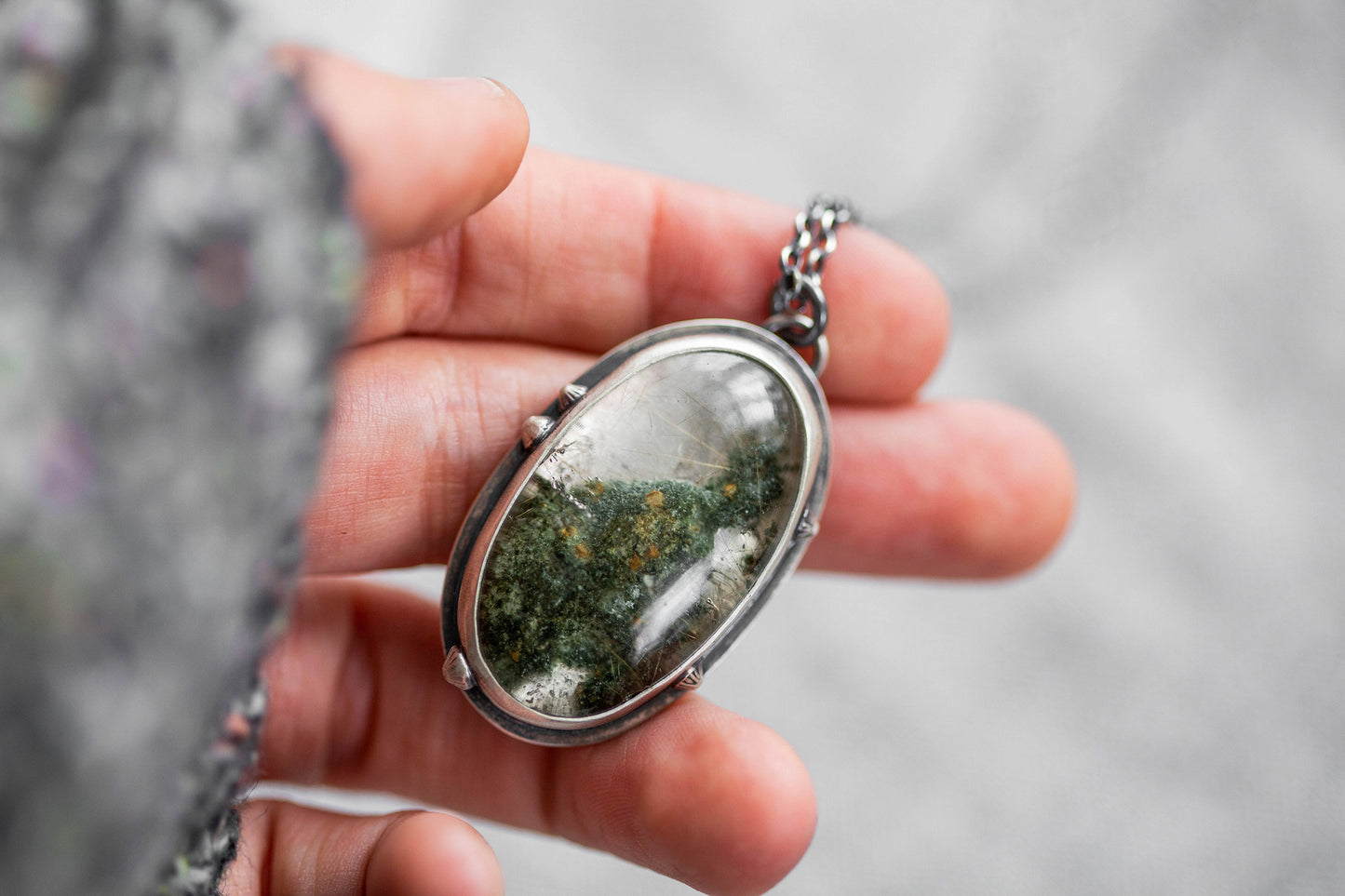 Large | Barnacled Tidal Pool Necklace | #39