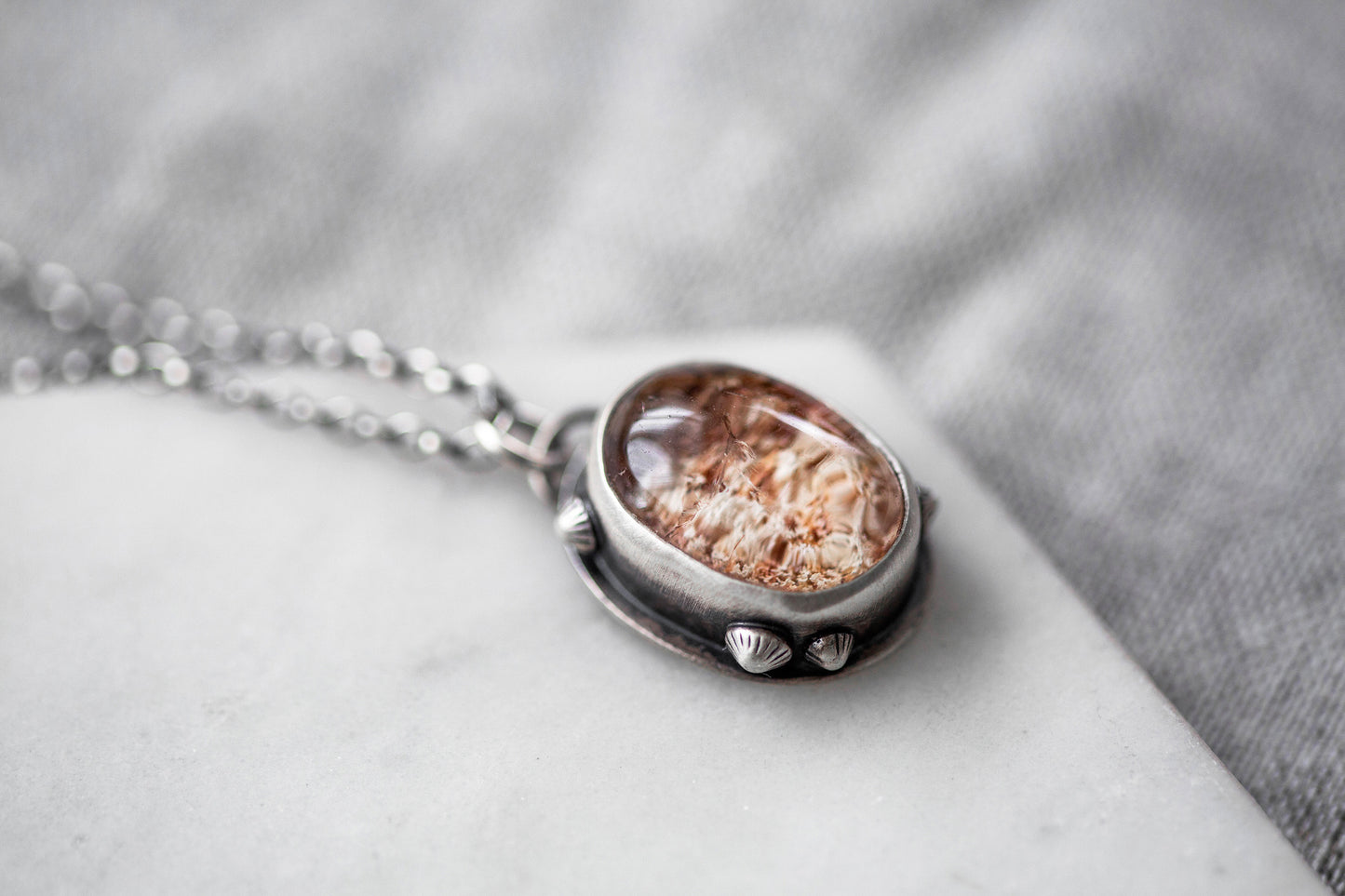 Small | Barnacled Tidal Pool Necklace | #40