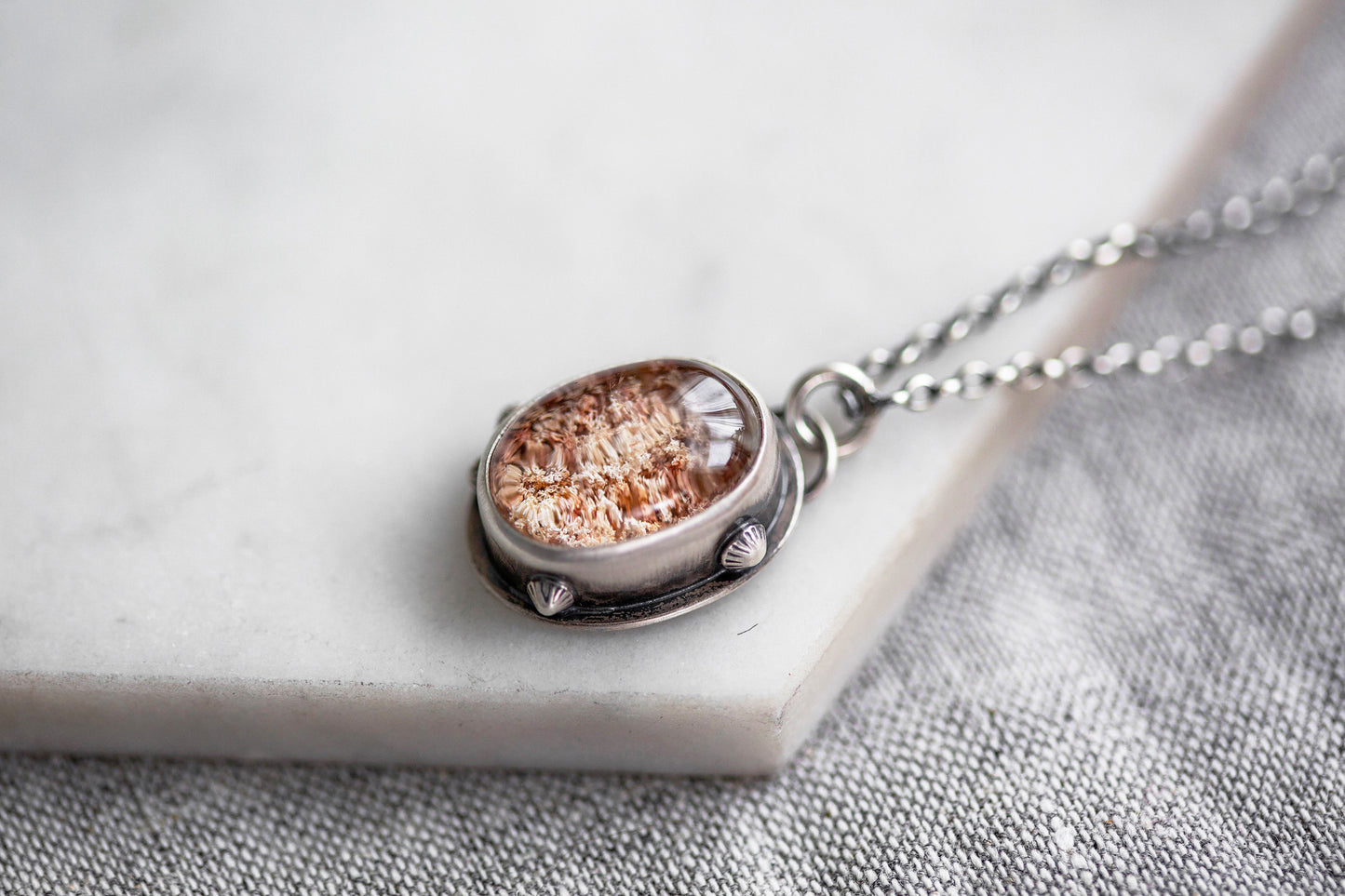 Small | Barnacled Tidal Pool Necklace | #40