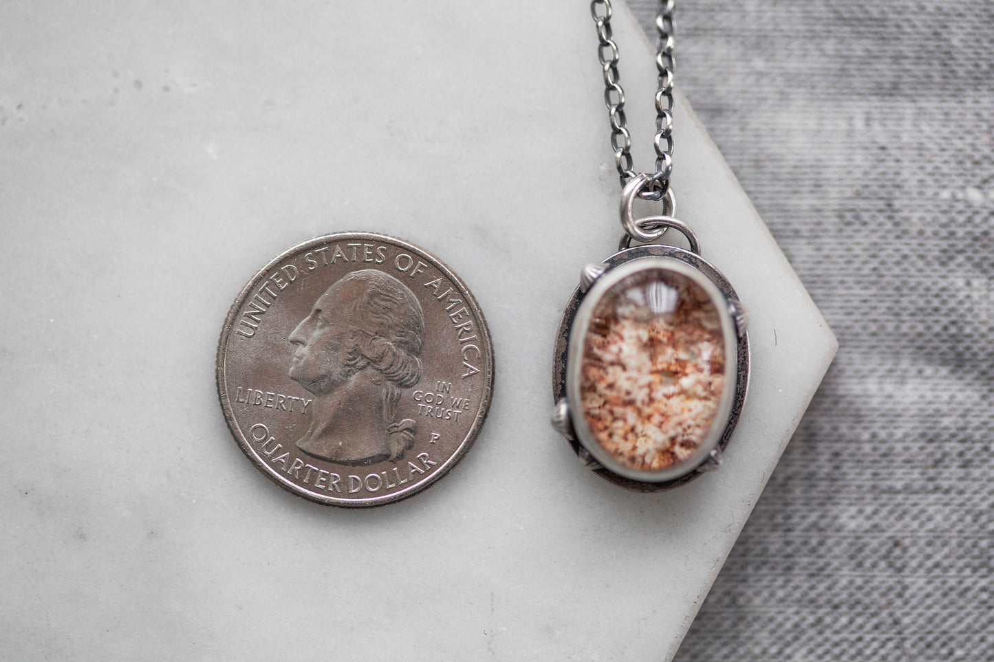 Small | Barnacled Tidal Pool Necklace | #40