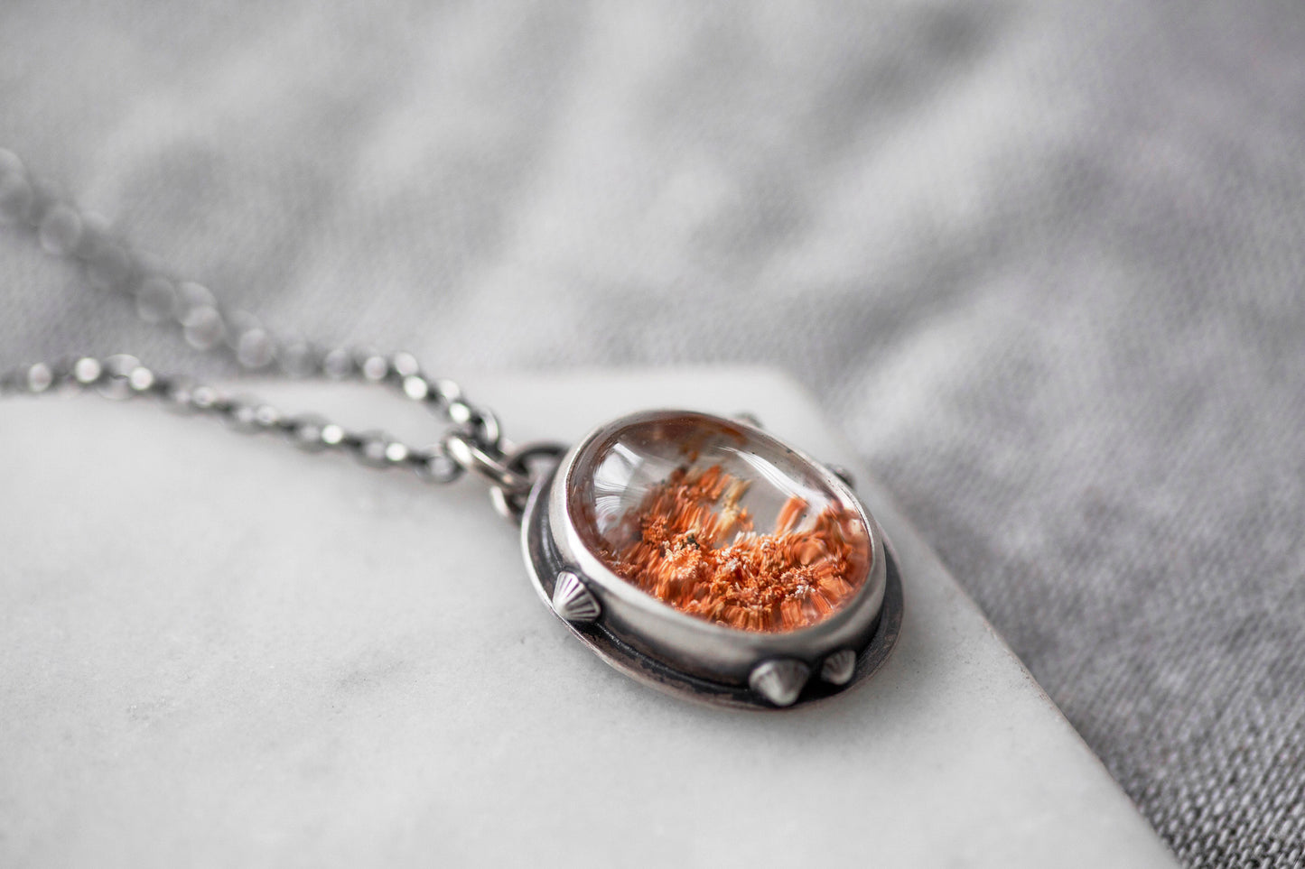 Small | Barnacled Tidal Pool Necklace | #43