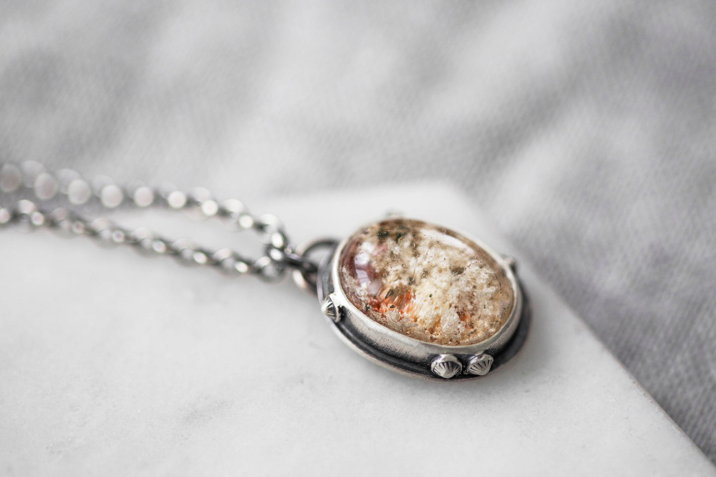 Small | Barnacled Tidal Pool Necklace | #44