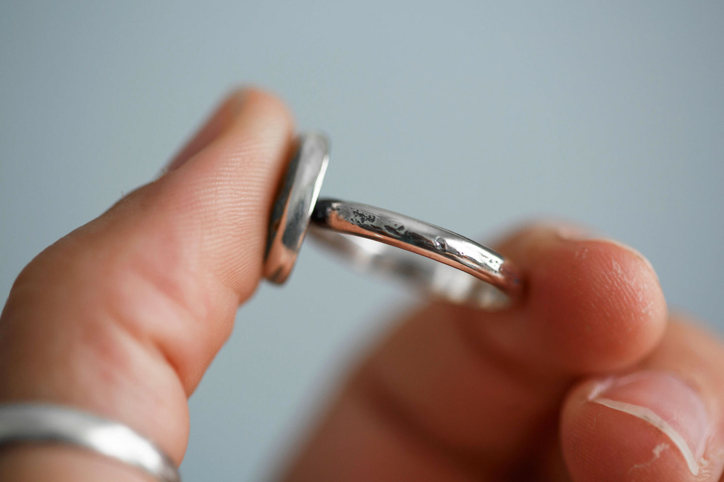 Size 5 | Fragmentary Blue Ring | #6