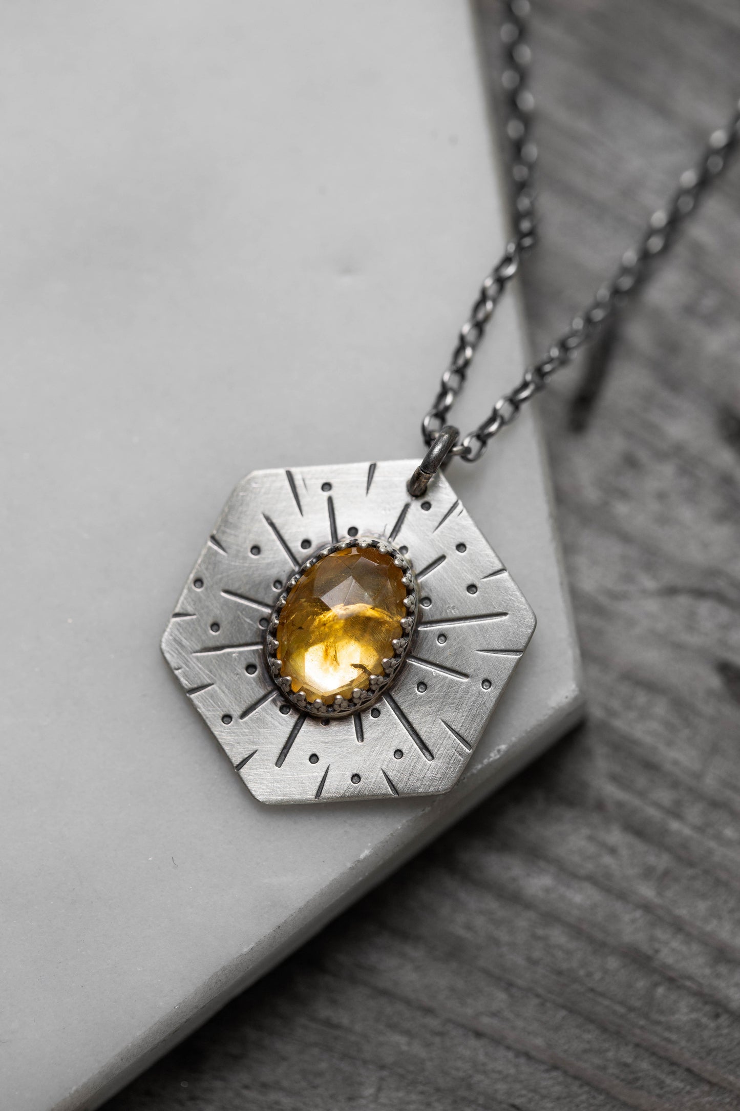Honeybee Compass Necklace | #2