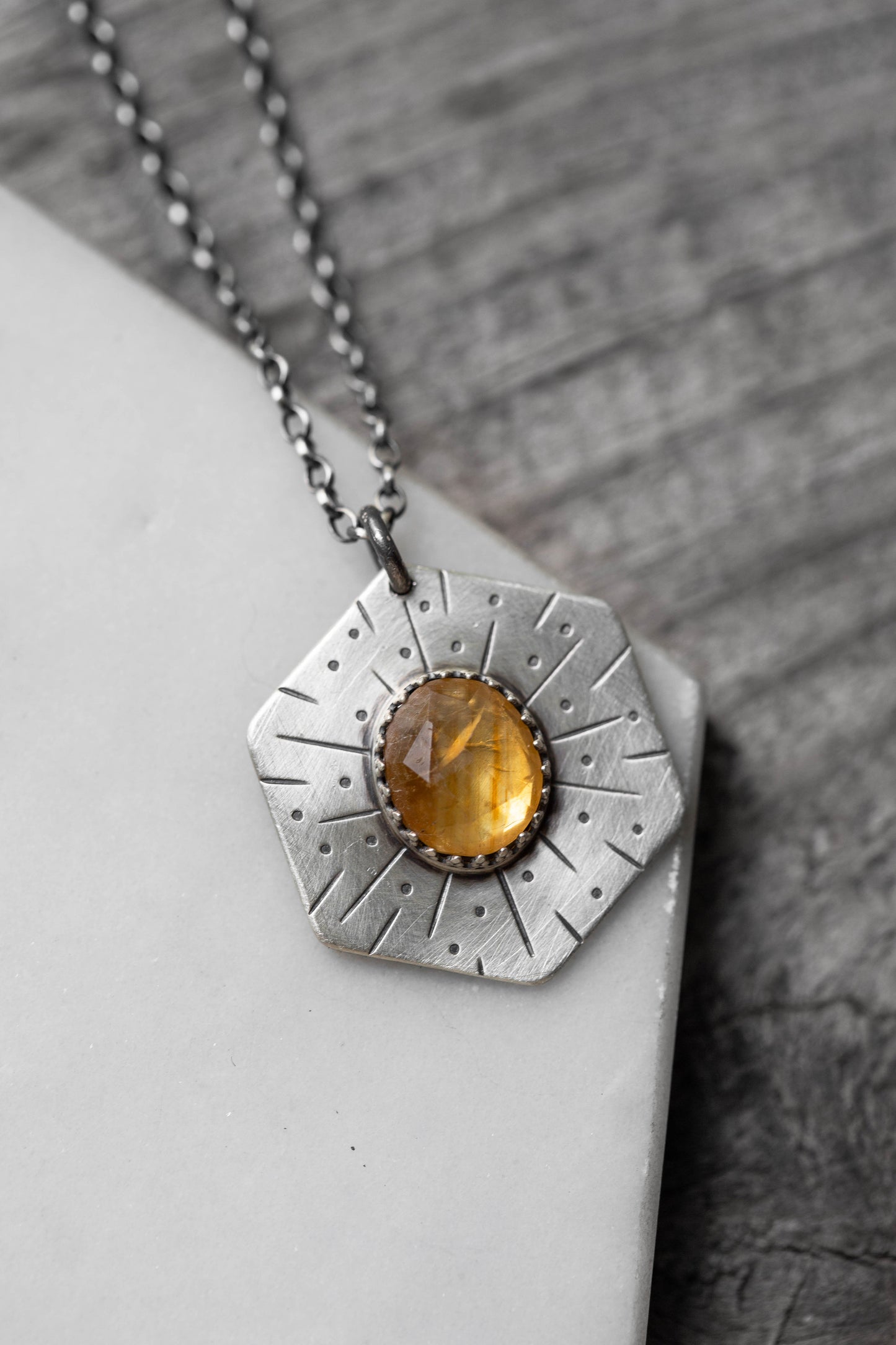 Honeybee Compass Necklace | #14