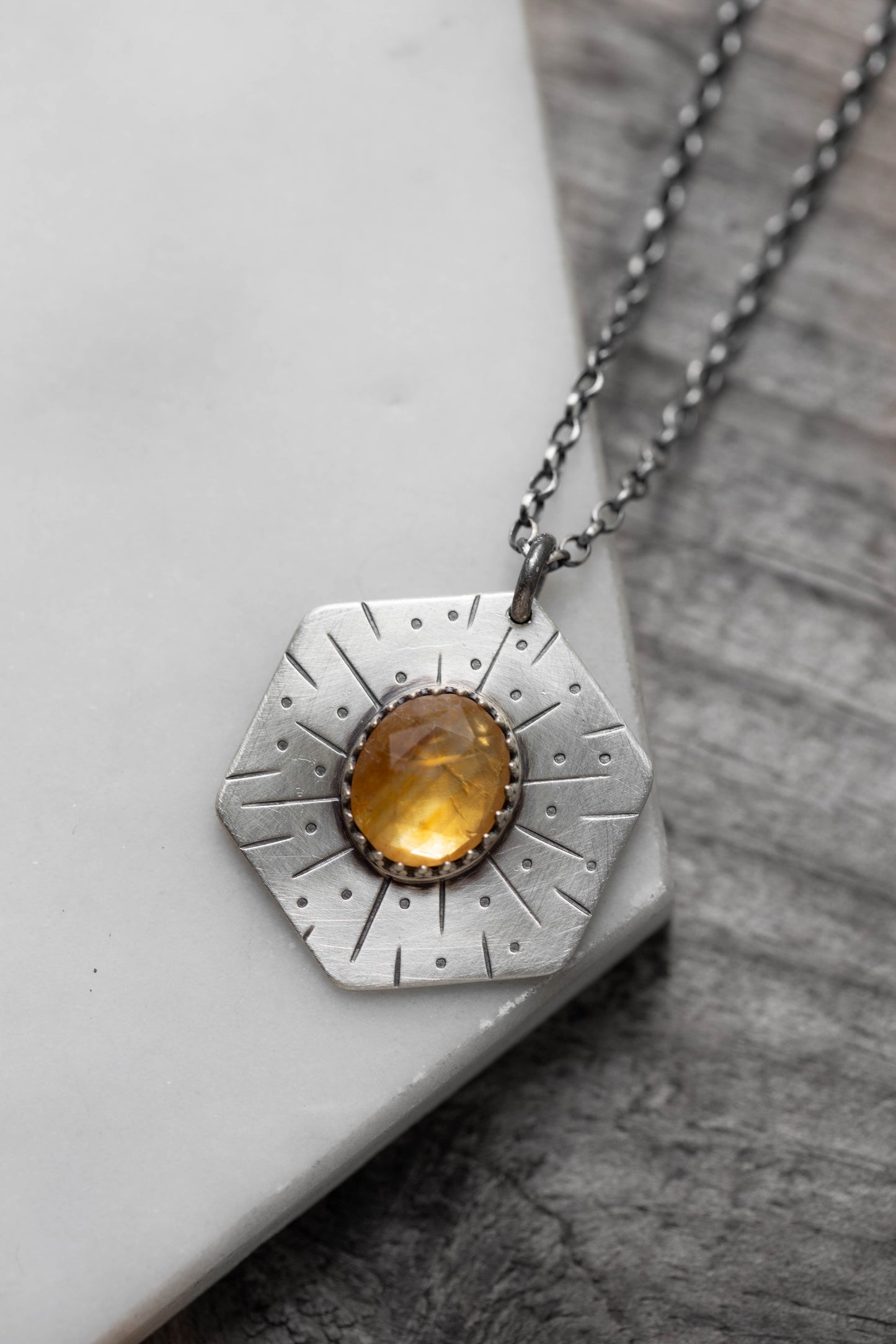 Honeybee Compass Necklace | #14