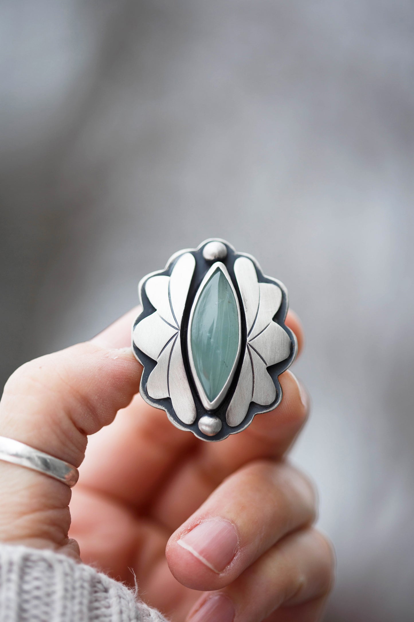 Size 8 | Amongst the Waves Ring | #1