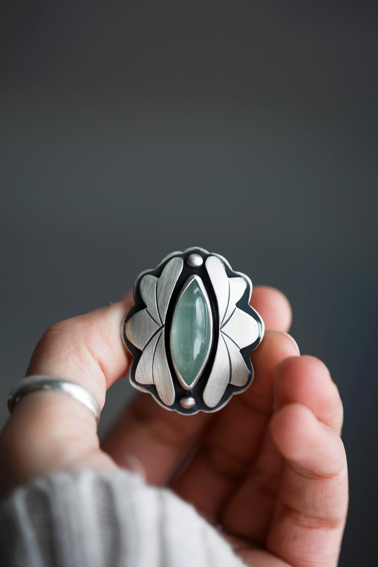 Size 8.5 | Amongst the Waves Ring | #2