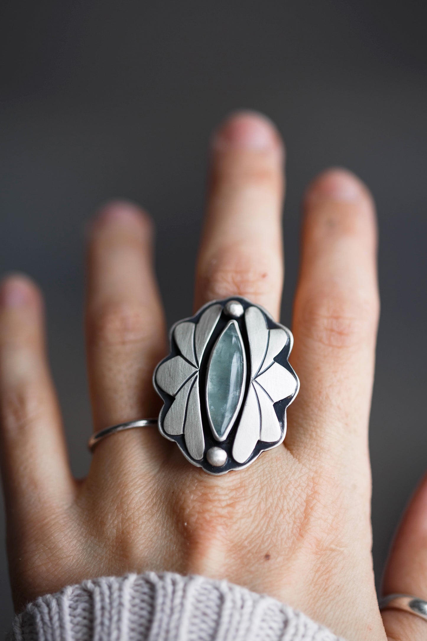 Size 7 | Amongst the Waves Ring | #3