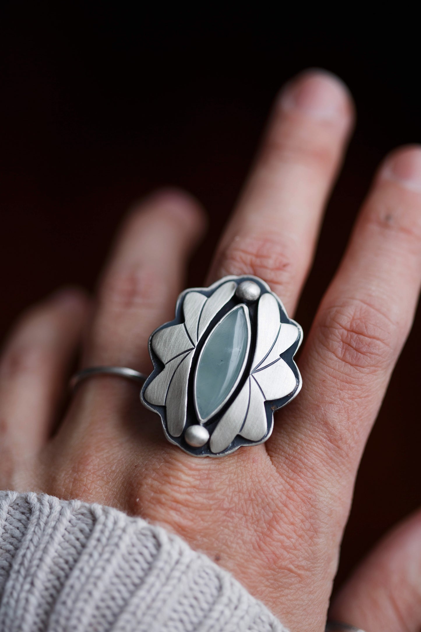 Size 6 | Amongst the Waves Ring | #4