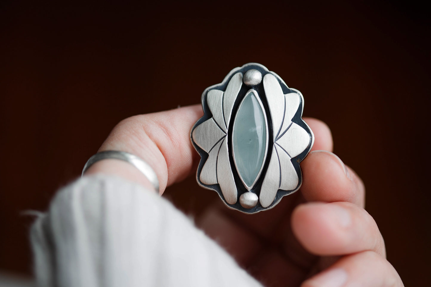 Size 6 | Amongst the Waves Ring | #4