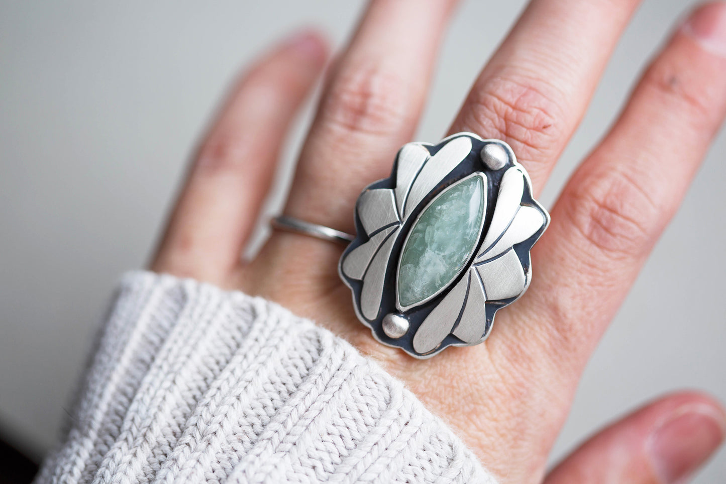Size 8 | Amongst the Waves Ring | #7
