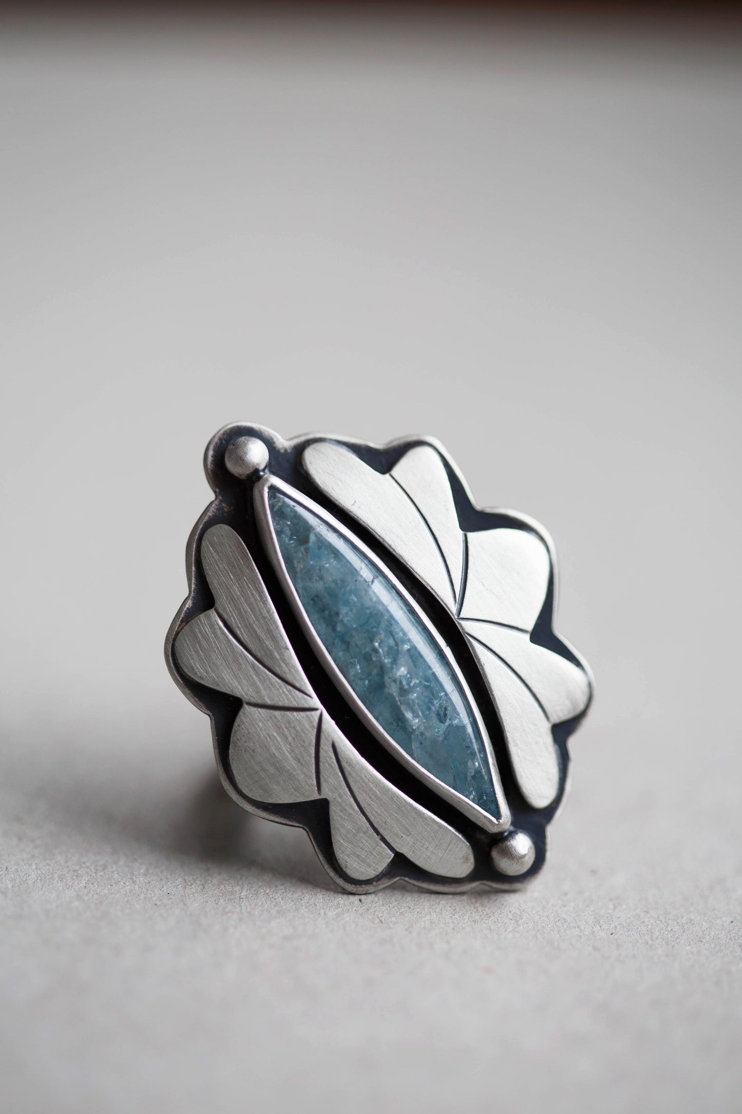 Size 9.5 | Amongst the Waves Ring | #10