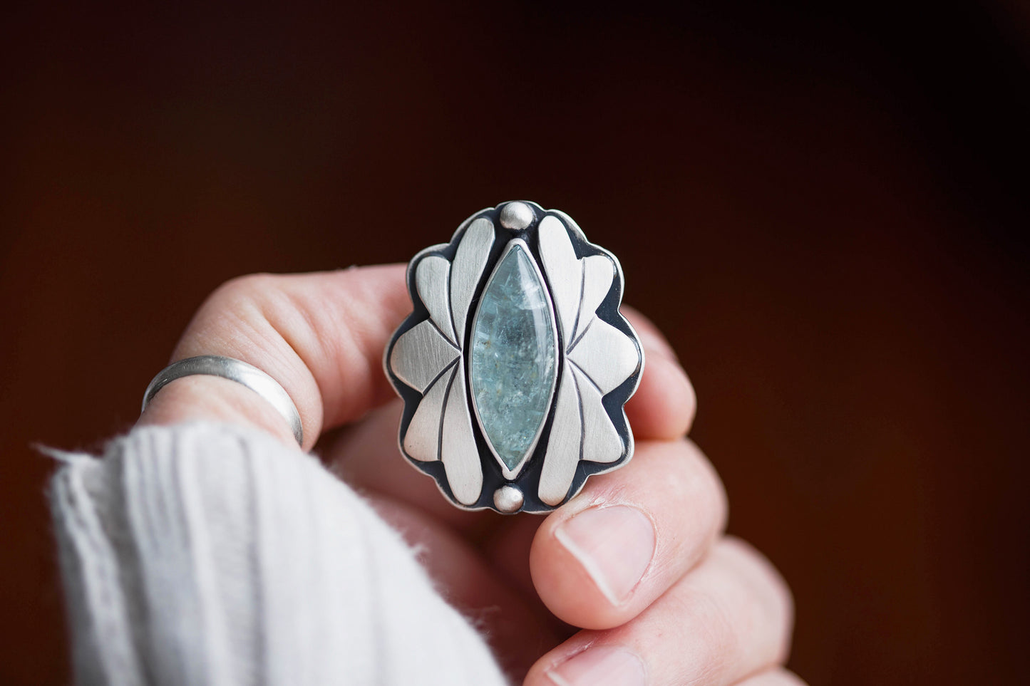 Size 7 | Amongst the Waves Ring | #11