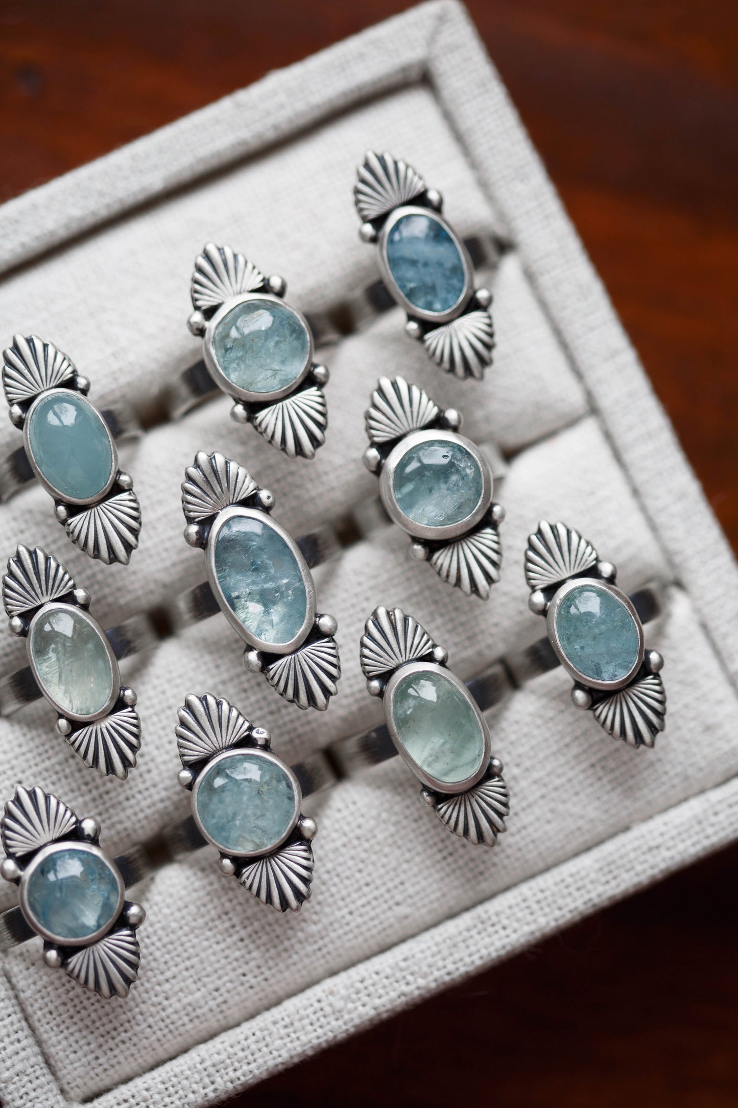 Size 8 | Fins of Frost Ring | #2