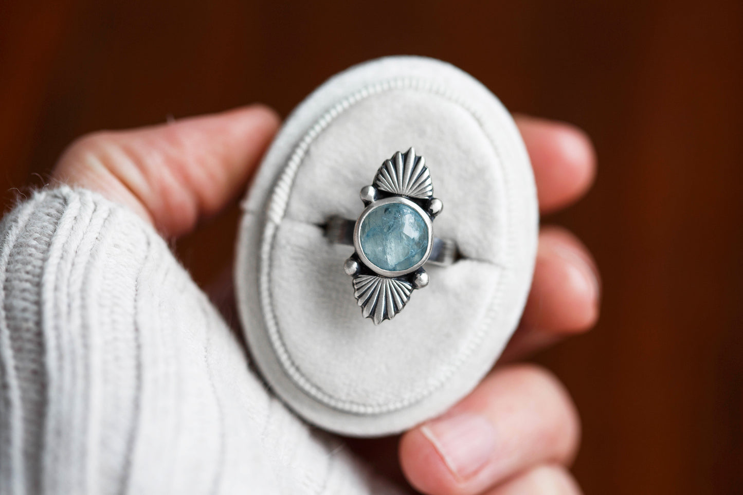 Size 8 | Fins of Frost Ring | #3