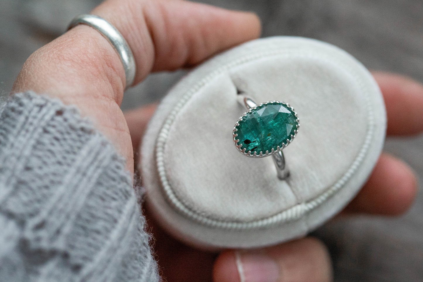 Size 9 | Kyanite Ring | #3