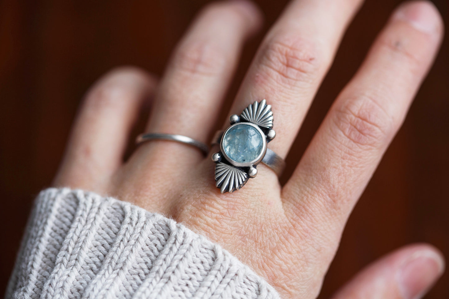 Size 8 | Fins of Frost Ring | #3