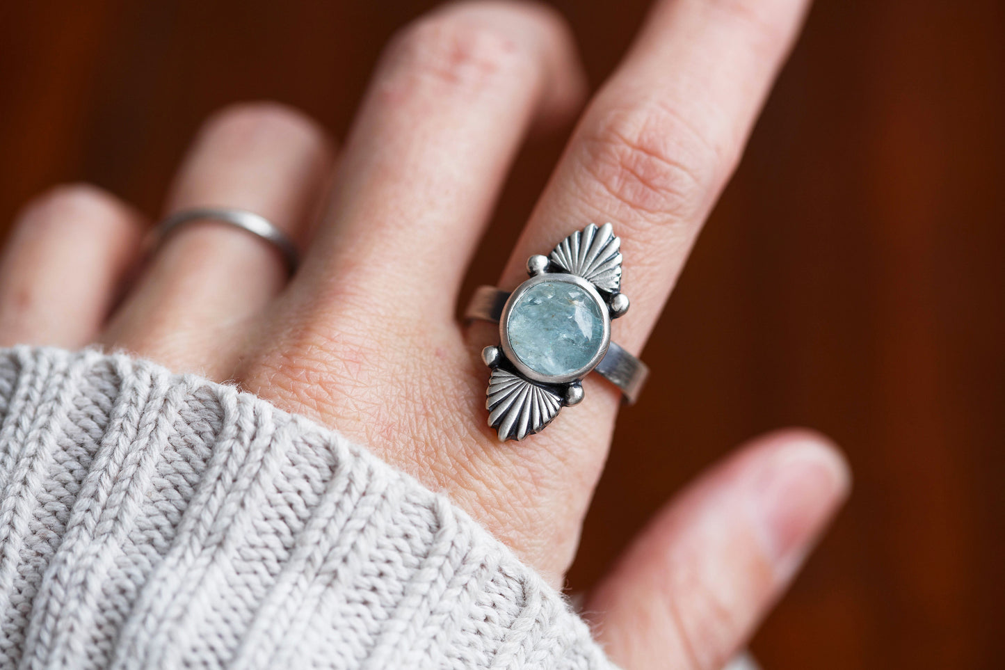 Size 10 | Fins of Frost Ring | #7